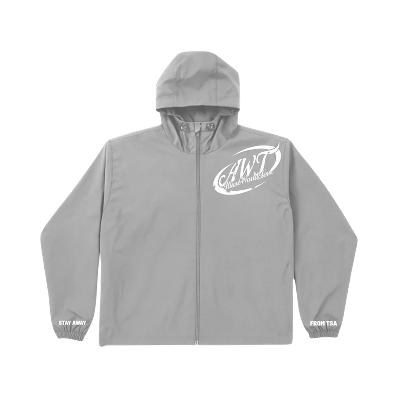 GREY AWT WINDBREAKER